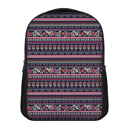 Floral Ethnic Pattern Print Casual Backpack