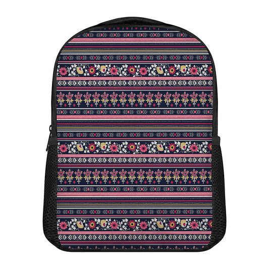Floral Ethnic Pattern Print Casual Backpack