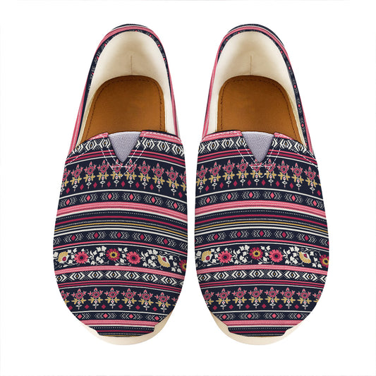 Floral Ethnic Pattern Print Casual Shoes