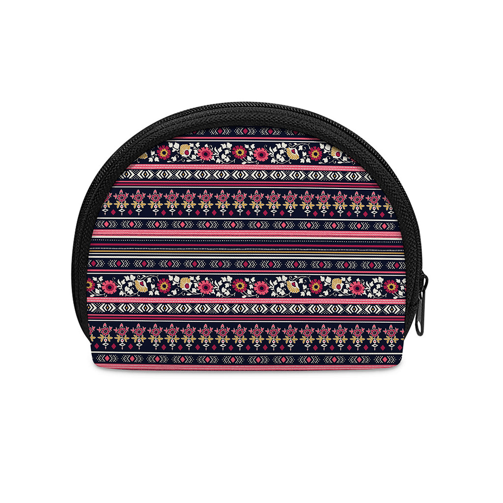 Floral Ethnic Pattern Print Coin Purse