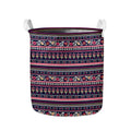 Floral Ethnic Pattern Print Collapsible Laundry Basket