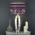 Floral Ethnic Pattern Print Drum Lamp Shade