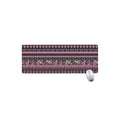 Floral Ethnic Pattern Print Extended Mouse Pad