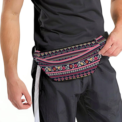 Floral Ethnic Pattern Print Fanny Pack