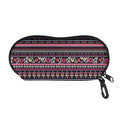 Floral Ethnic Pattern Print Glasses Case