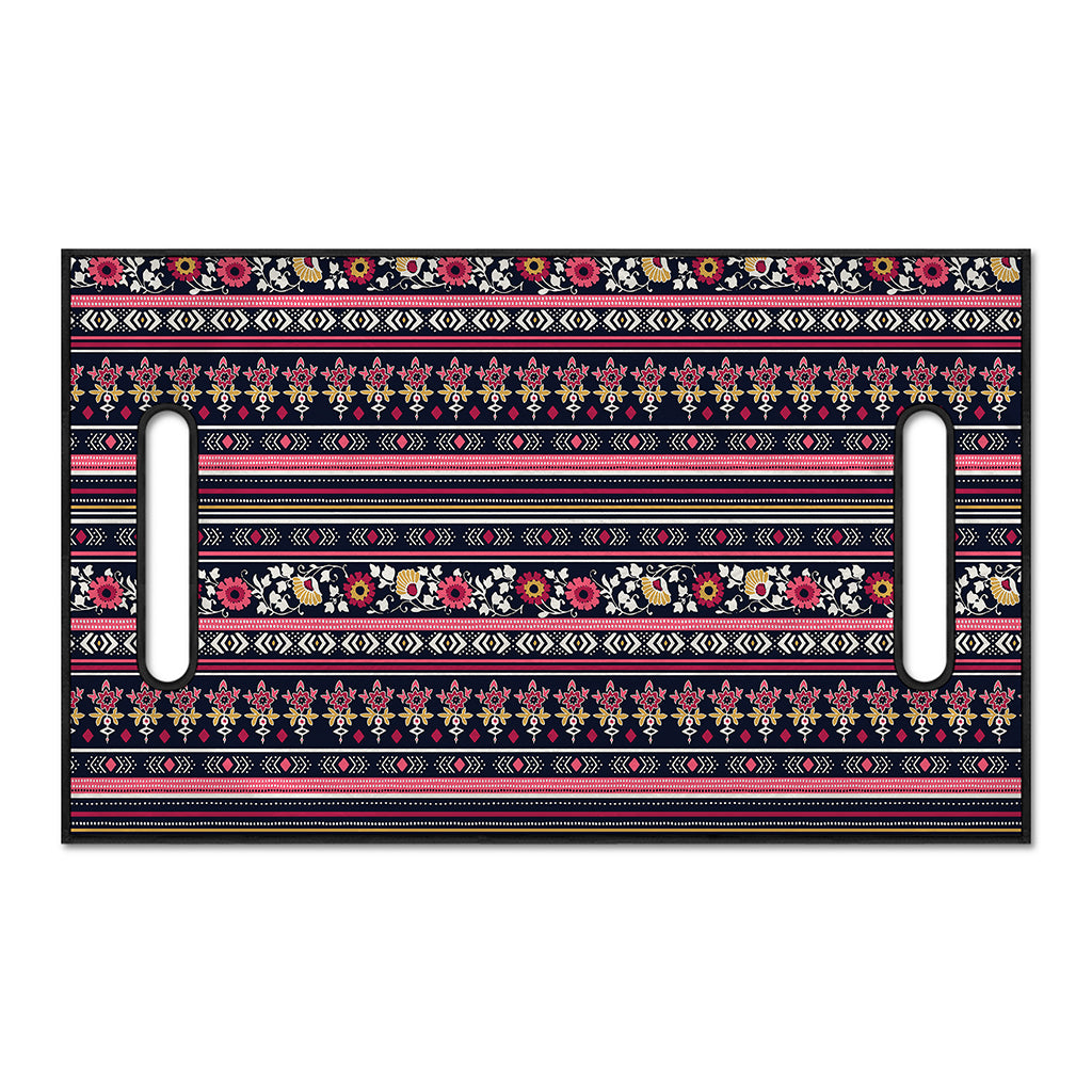 Floral Ethnic Pattern Print Golf Cart Seat Cover