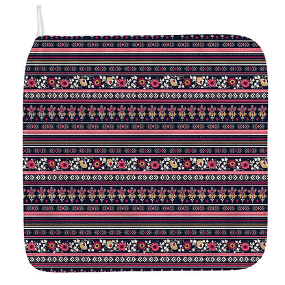 Floral Ethnic Pattern Print Hand Towel