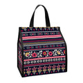 Floral Ethnic Pattern Print Insulated Lunch Tote