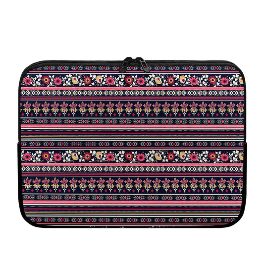 Floral Ethnic Pattern Print Laptop Sleeve