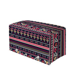 Floral Ethnic Pattern Print Leather Tissue Box Cover