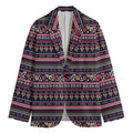 Floral Ethnic Pattern Print Men's Blazer