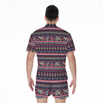 Floral Ethnic Pattern Print Men's Rompers