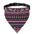 Floral Ethnic Pattern Print Over The Collar Dog Bandana