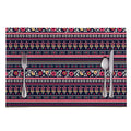 Floral Ethnic Pattern Print Placemat