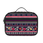 Floral Ethnic Pattern Print Portable Lunch Bag