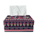 Floral Ethnic Pattern Print Rectangle Tissue Box Cover