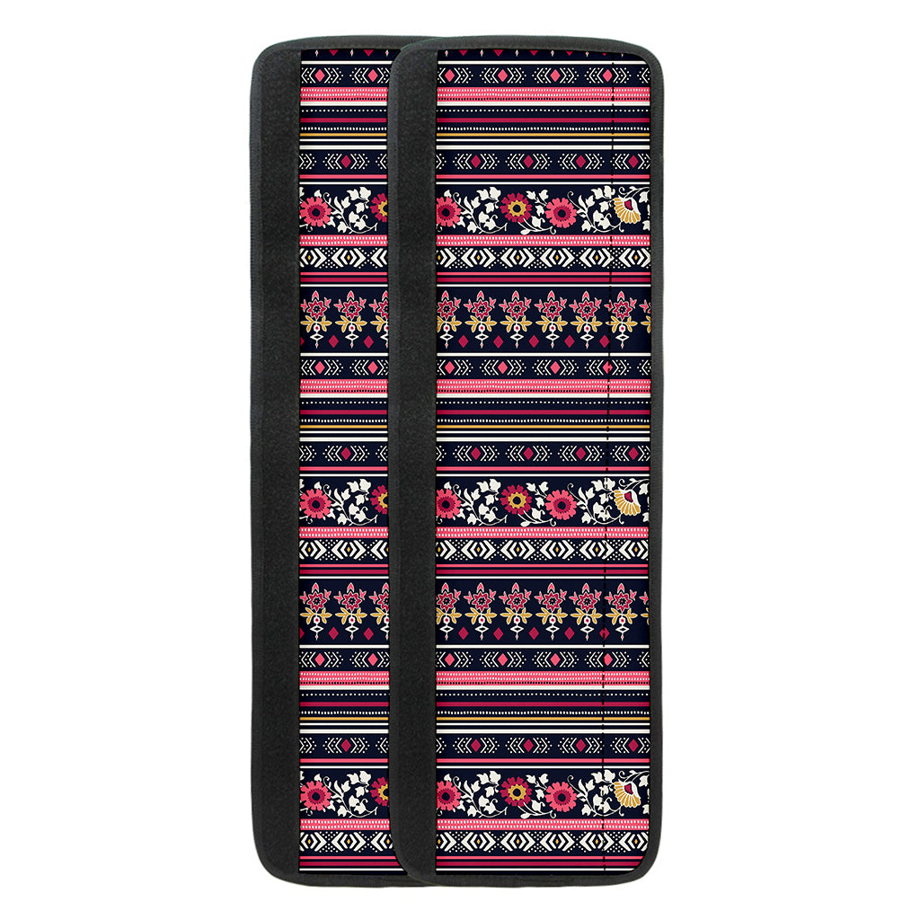 Floral Ethnic Pattern Print Refrigerator Handle Covers