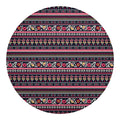 Floral Ethnic Pattern Print Round Blanket