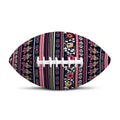 Floral Ethnic Pattern Print Rugby Ball