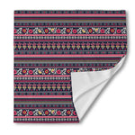 Floral Ethnic Pattern Print Silk Bandana