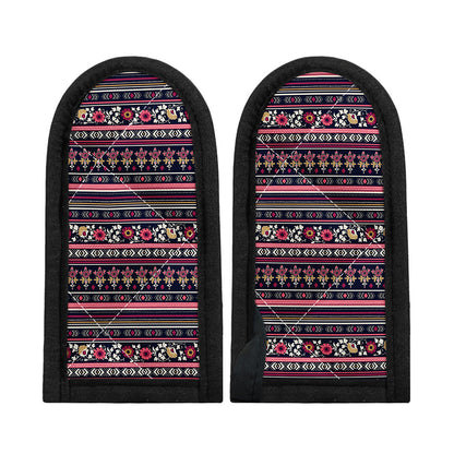 Floral Ethnic Pattern Print Skillet Handle Cover