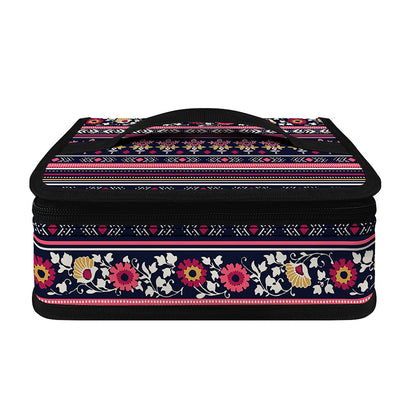 Floral Ethnic Pattern Print Small Lunch Bag