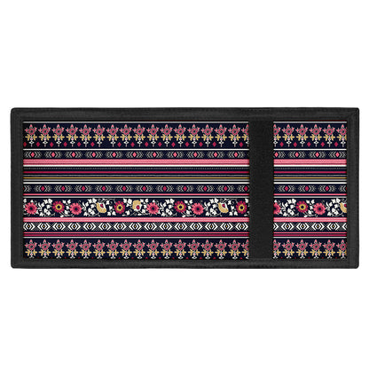Floral Ethnic Pattern Print Trifold Wallet