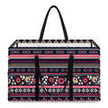 Floral Ethnic Pattern Print Utility Tote Bag