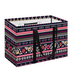 Floral Ethnic Pattern Print Utility Tote Bag