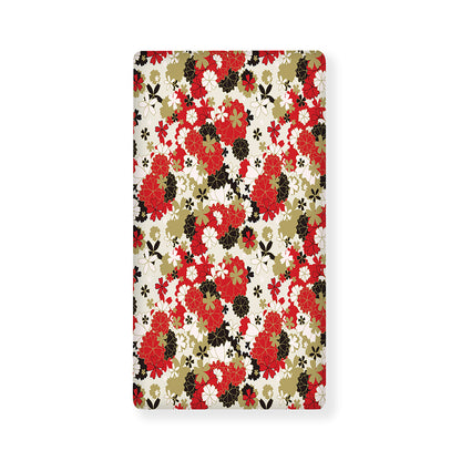 Floral Kimono Pattern Print Baby Crib Sheet