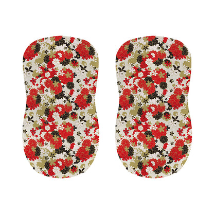Floral Kimono Pattern Print Bar Stool Covers