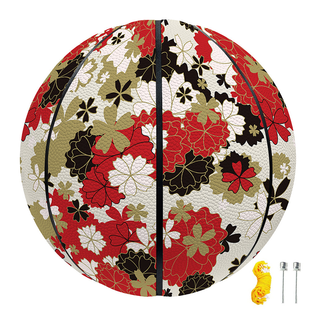Floral Kimono Pattern Print Basketball