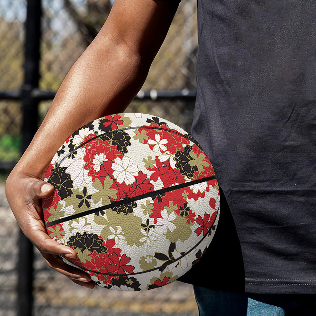 Floral Kimono Pattern Print Basketball