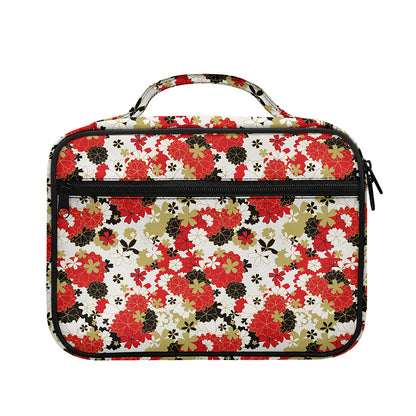 Floral Kimono Pattern Print Briefcase Bible Bag