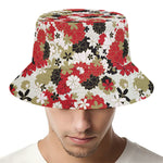 Floral Kimono Pattern Print Bucket Hat