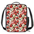 Floral Kimono Pattern Print Crossbody Lunch Bag