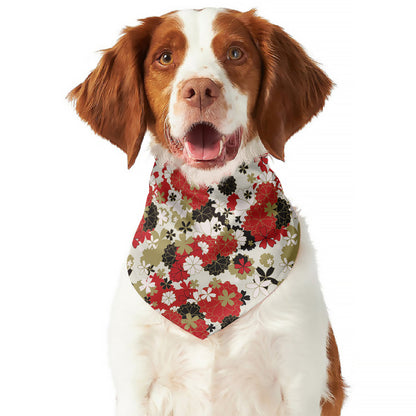 Floral Kimono Pattern Print Dog Bandana