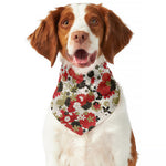 Floral Kimono Pattern Print Dog Bandana