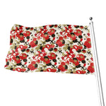 Floral Kimono Pattern Print Flag