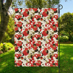 Floral Kimono Pattern Print Garden Flag
