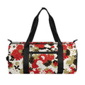 Floral Kimono Pattern Print Gym Bag