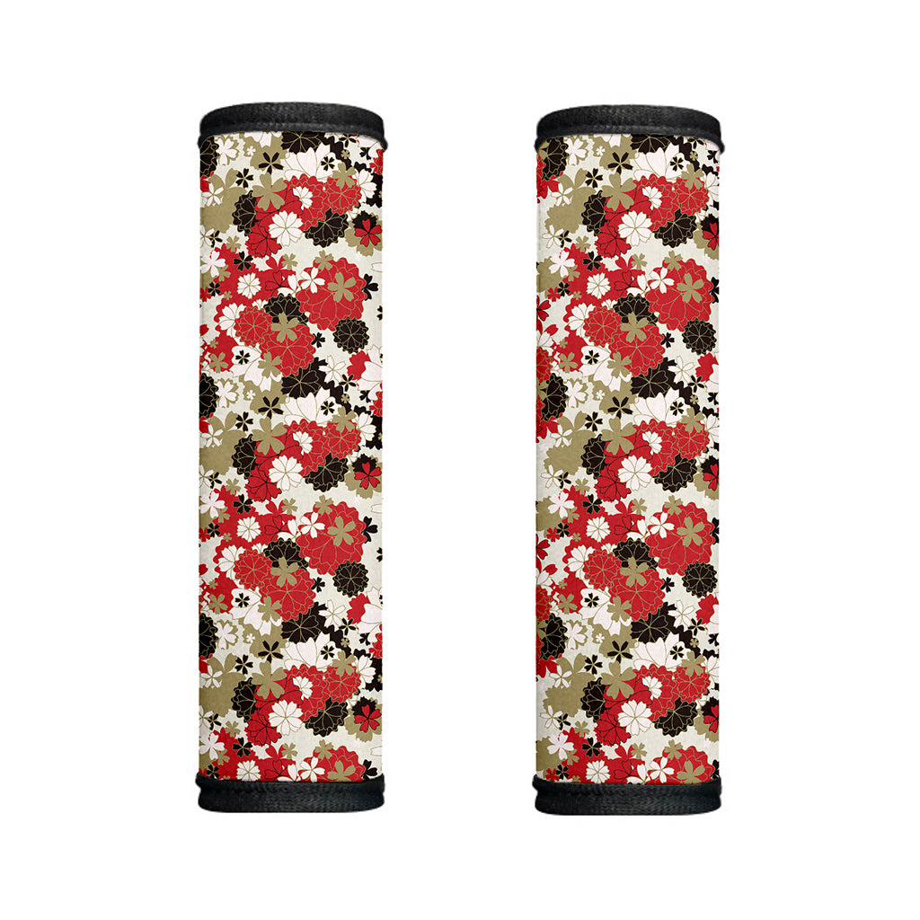 Floral Kimono Pattern Print Handle Covers