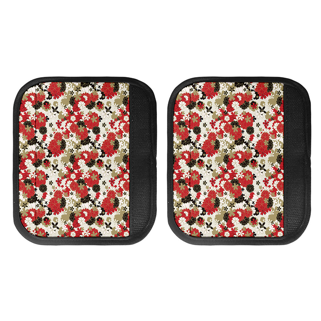 Floral Kimono Pattern Print Handle Covers
