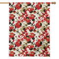 Floral Kimono Pattern Print House Flag
