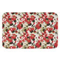 Floral Kimono Pattern Print Indoor Door Mat