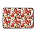Floral Kimono Pattern Print Kitchen Mat
