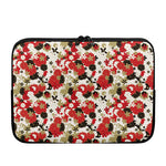 Floral Kimono Pattern Print Laptop Sleeve