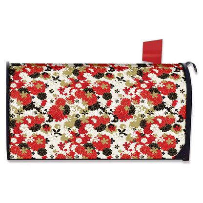 Floral Kimono Pattern Print Mailbox Cover