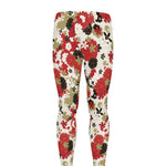 Floral Kimono Pattern Print Men's leggings