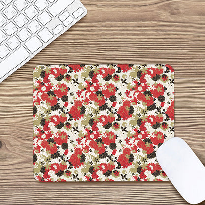 Floral Kimono Pattern Print Mouse Pad